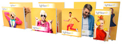 LightenUp Portable Backlit Banner Stands &amp; Backdrop
