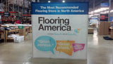 SwiftHopUp Straight Fabric Backdrop - To Fill an 8' Wide Space (Options)