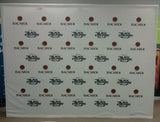 SwiftHopUp Straight Fabric Backdrop - To Fill an 8' Wide Space (Options)