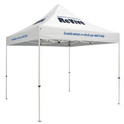 Standard 10 x 10 Event Tent Kit (Full-Color Thermal Imprint, 4 Locations)