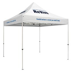 Standard 10 x 10 Event Tent Kit (Full-Color Thermal Imprint, 6 Locations)